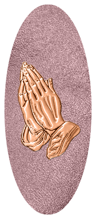 Copper Praying Hands Shimmer Orchid